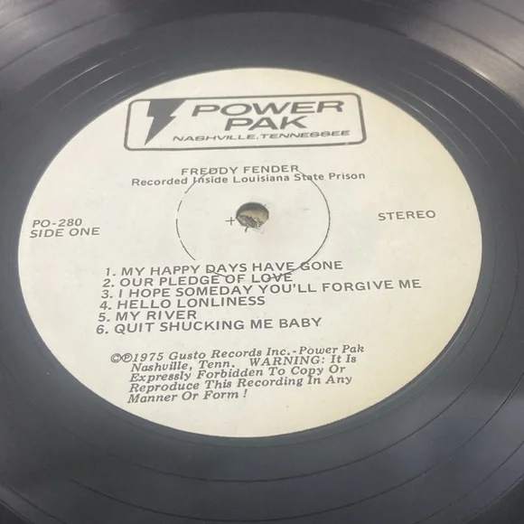 Freddy Fender Recorded Inside Louisiana State Prison Rock N Country Lot LP’s - Picture 8 of 12
